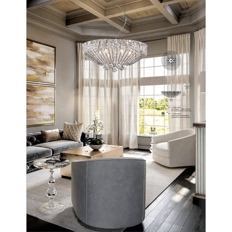 7 - Light Crystal Chandelier