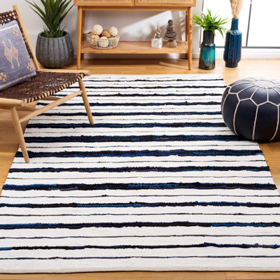 Montauk Hand Woven Performance Striped Rug