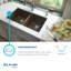 Évier de cuisine 25 po x 18 1/2 po x 11 13/16 po Quartz Classic-29133672