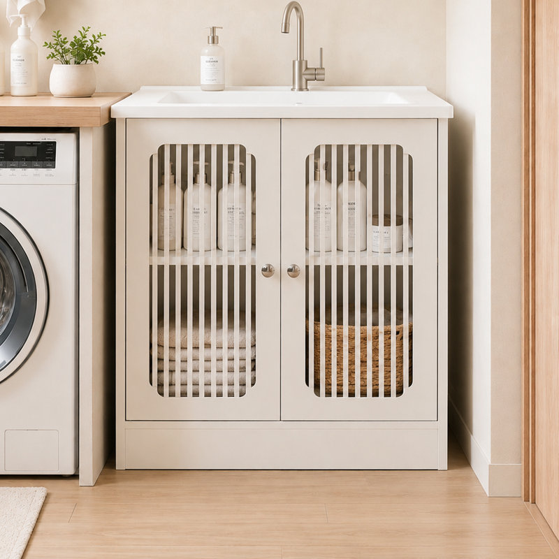 Meuble-lavabo de salle de bain sans lavabo