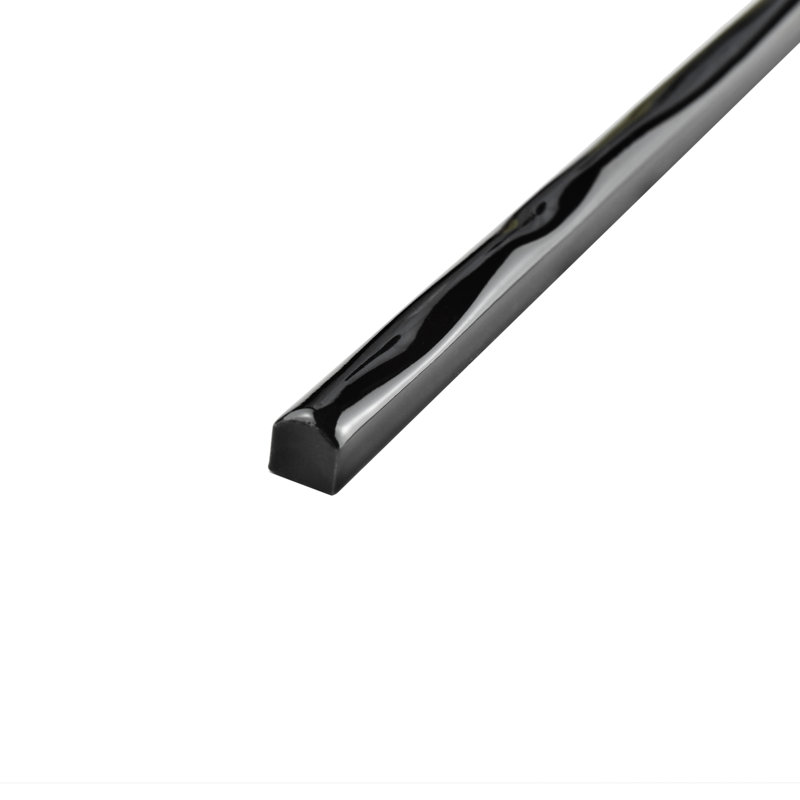 Rugoso 3/8"x7-7/8"  Ceramic Quarter Round Wall Tile Trim in Smooth