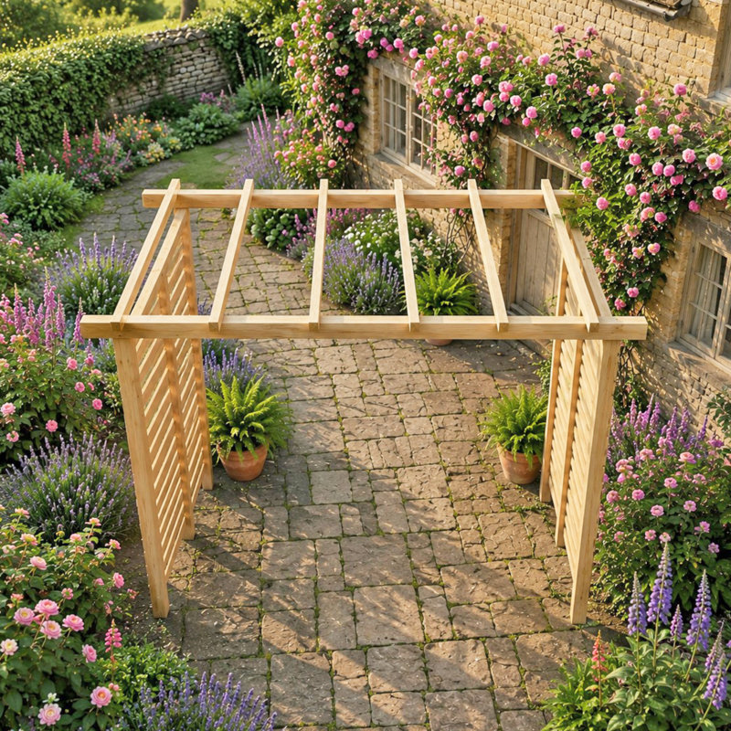 Ivy Garden Pergola with Sides