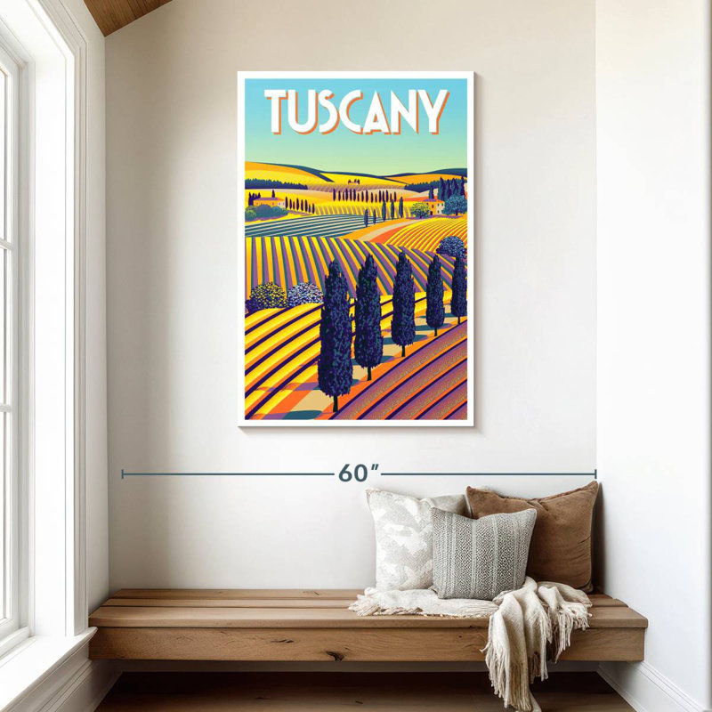 Affiche Aime Tuscany, H 45 po x l 30 po