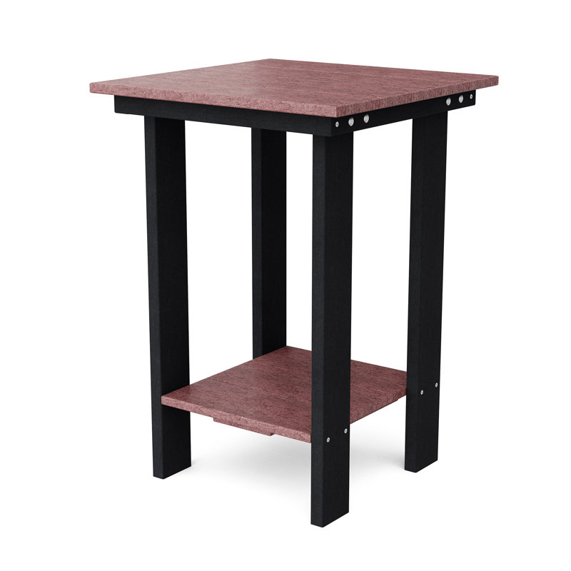 Table de balcon contemporaine, Cerisier / noir