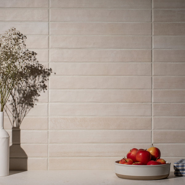 Adobe 2"x16" Dusty Matte Glazed Porcelain Subway Wall and Floor Tile