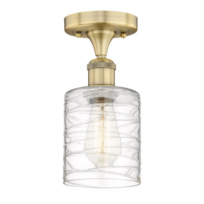 Vasilija Glass Semi Flush Mount