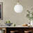 1 Light Pendant with Clear Glass-111187490-111187494-111187497