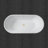 59" x 30" Freestanding Acrylic Soaking Tub - Glossy White, Glossy Black, or Black Exterior/White Interior, 5 Trim Finish Options-79603567-105324184