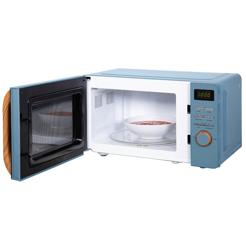 Russell Hobbs RHMD714G-MN Scandi Compact Digital Microwave 17L Grey, Blue