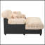 Chaise longue avec deux coussins décoratifs-384950574