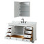 Ensemble de meuble-lavabo de salle de bain simple avec miroir 60 po Deborah-23113255-97757131