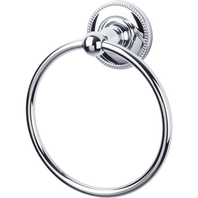 Edwardian Bath  Towel Ring, Polished Chrome