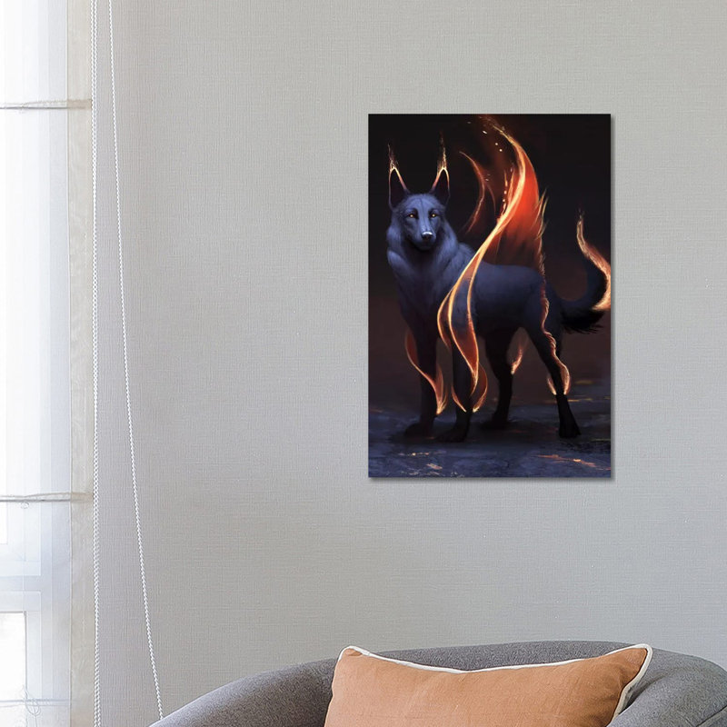 Fire Within by Jade Merien - Wrapped Canvas Gallery-Wrapped Canvas Giclée, 66.04 cm H x 45.72 cm W x 3.175 cm D