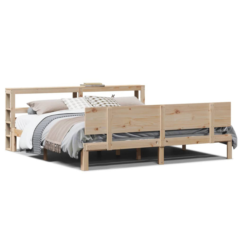 Clarkson Bed, natural, Small Double (4')