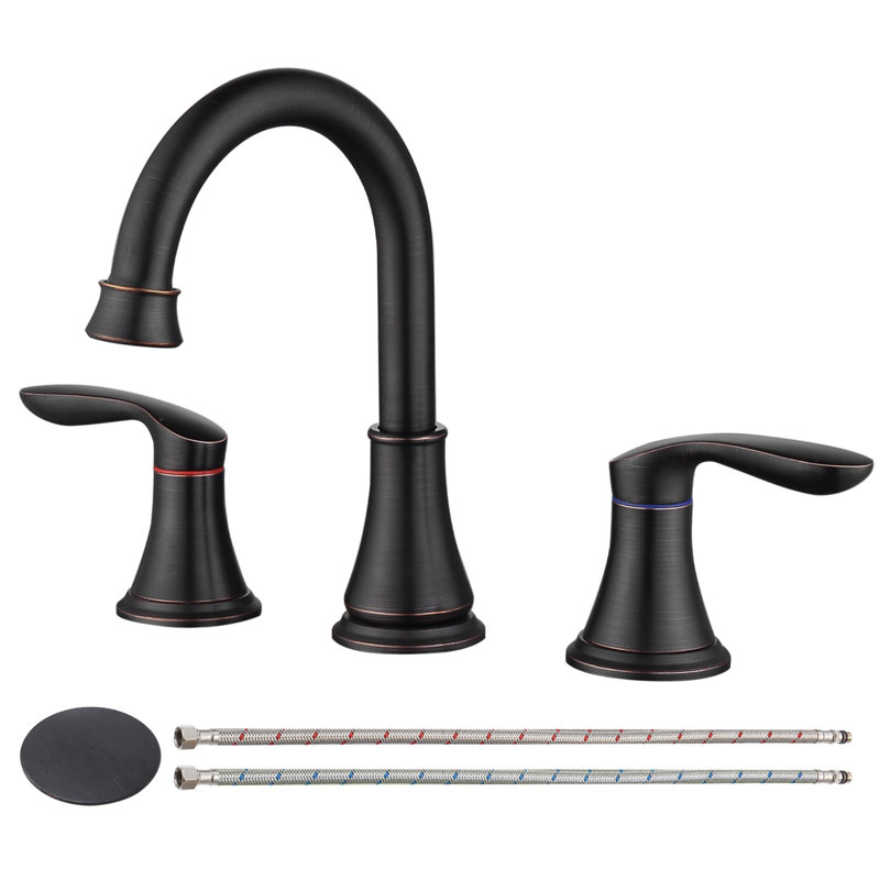 Bathroom faucet with 360 degree turn spout, Oil Rubbed Bronze