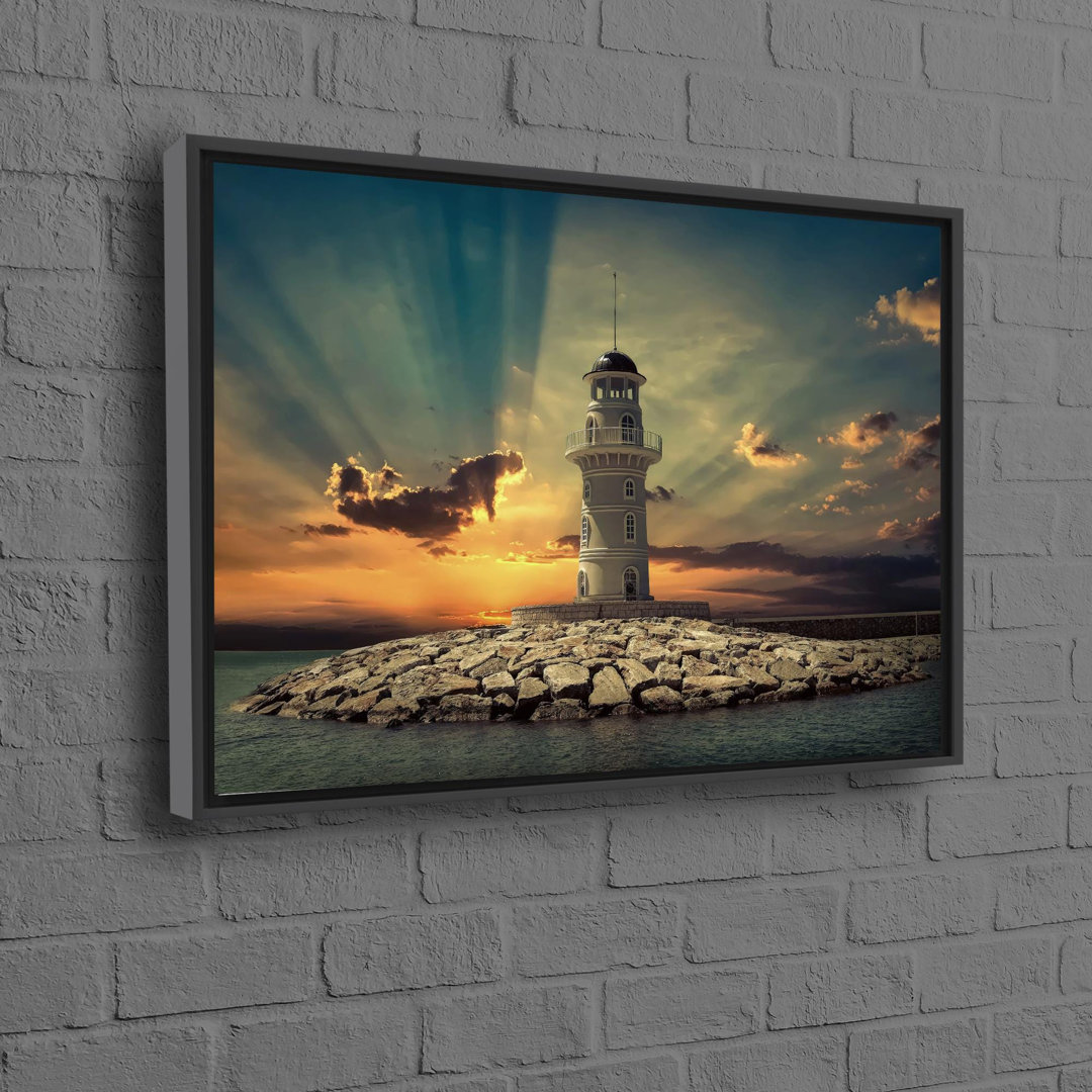 Coastal Wall Hangings Featuring a Scenic Ocean Landscape With a Lighthouse Perfect for Large Wall Decor or a Special Gift