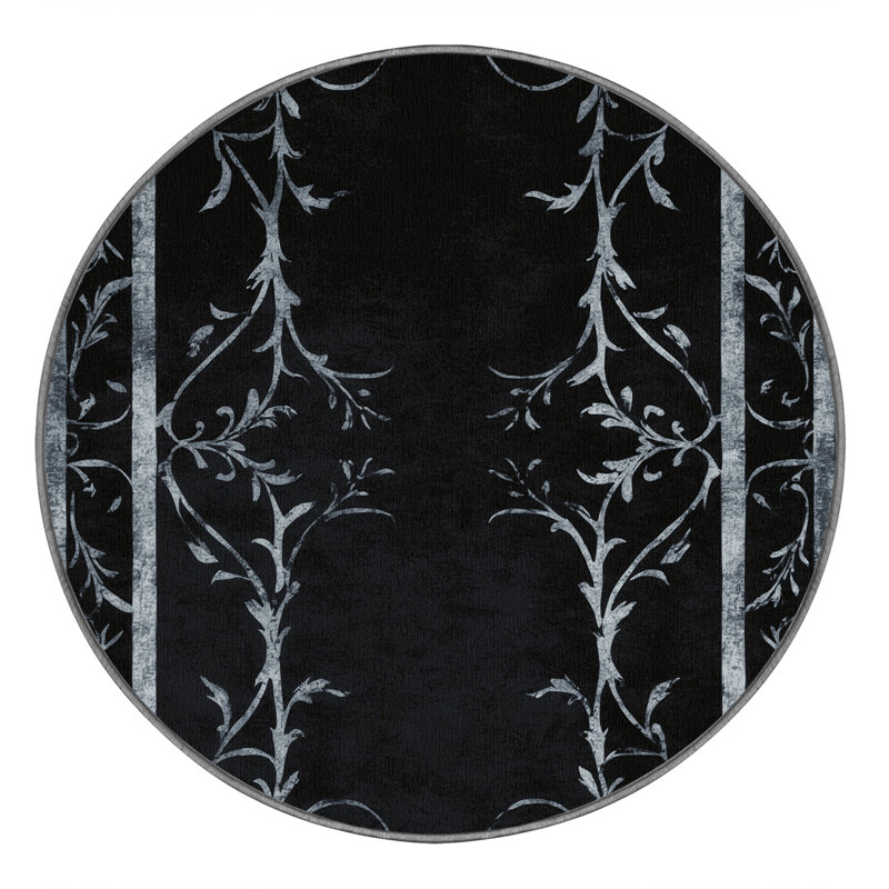 Nocturne Blossom Rug, Round 6'