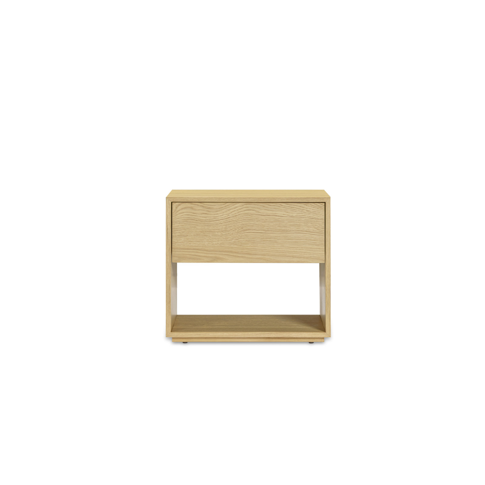 Nordic 1-Drawer Nightstand, Tan