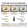 Caddaric Modern LED Ceiling Light,42-Light Heads Flower Shape Ceiling Lights,with Remote Control