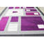 Tapis mauve / gris Costanza