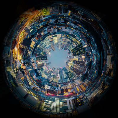 Panorama de la ville urbaine