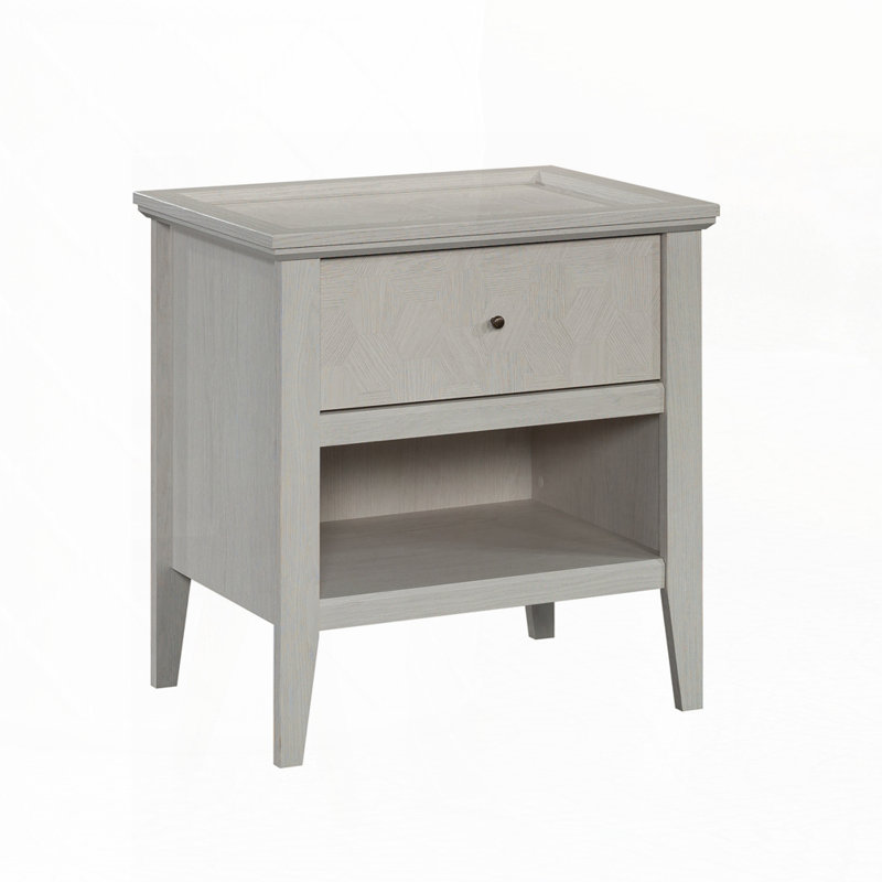 Table de chevet, finition blanche