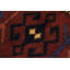 Tapis oriental noir / rouge en laine 6 pi 3 po x 9 pi 6 po Palomares