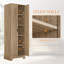 Armoire de rangement d'appoint avec tablette réglable-1403230606