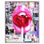 Oliver Gal Vibrant Wild Pop Fashion - Hand-Applied Glass Coat Framed Canvas Art-440966074-440966076
