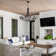 Jadereon 12 - Light Candle Style Dimmable Wagon Wheel Chandelier
