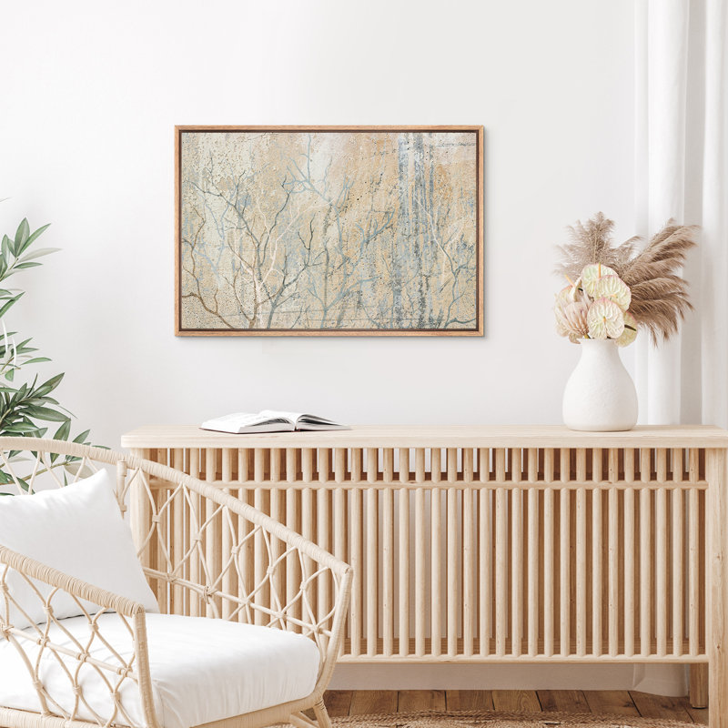Abstrait forêt, croquis de paysage, art naturel minimaliste moderne, art mural, décoration de salon, Naturel