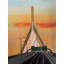 Zakim Bridge At Rest Print by Sol Hartman-936492468