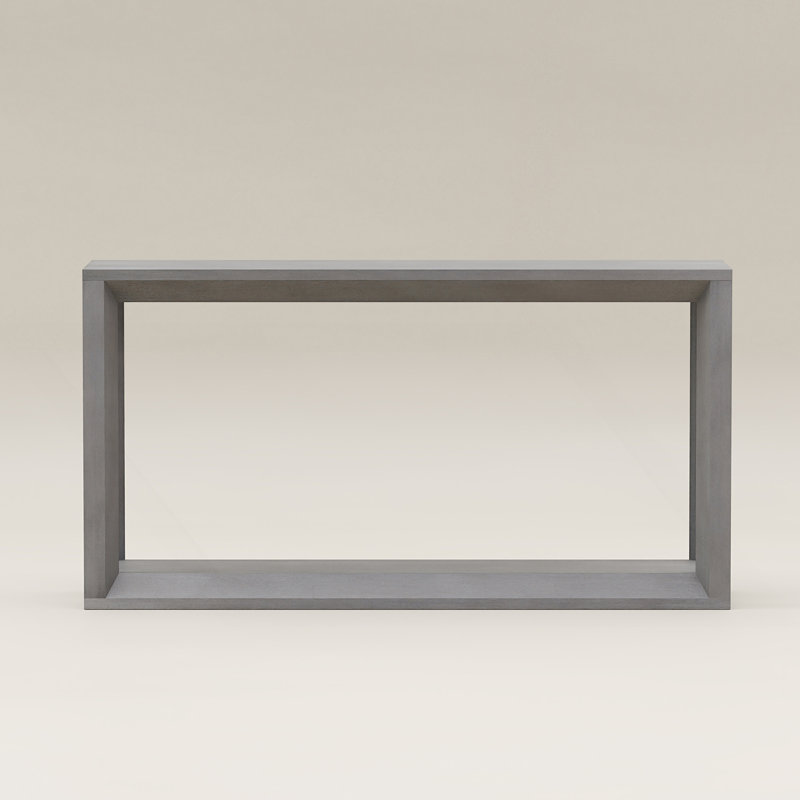 Rectangular Console Table, Sofa Table, Gray