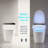 Smart Toilet with Auto Open/Close, Heated Seat, Warm Water Wash & Dry