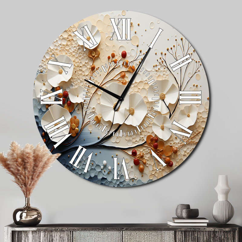 Horloge murale Ethereal Elegance, Surdimensionné
