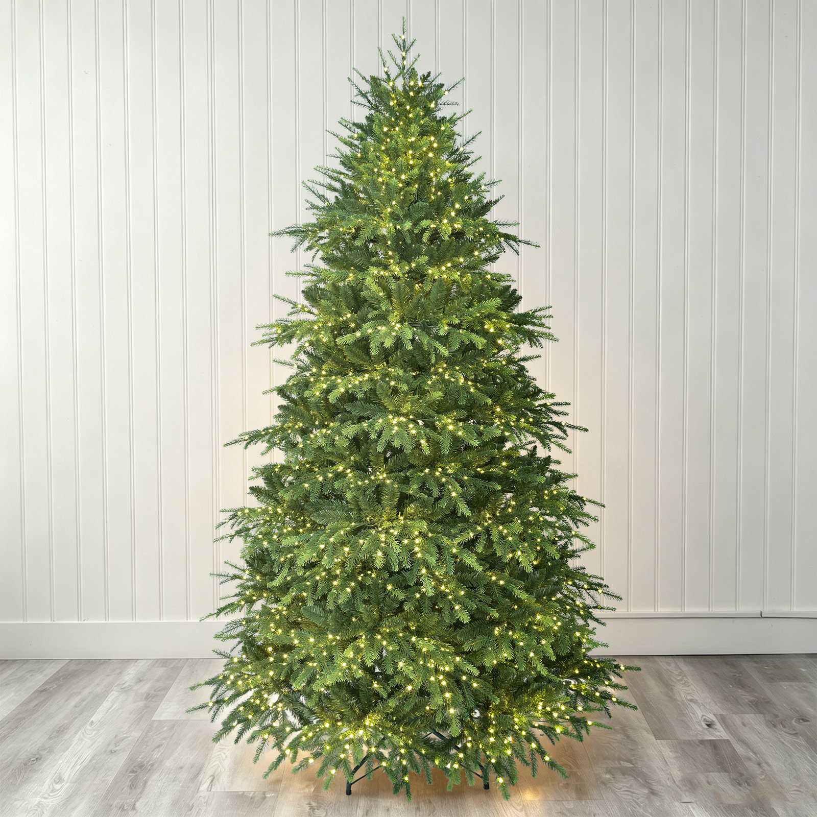 Pre-Lit Spruce Christmas Tree, 4' H