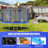 SUMIJ 10FT Outdoor Tranpoline for Kids and Adults with Safety Enclosure Net and T-Hook, Backyard Tranpoline