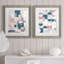 Modern Geo - ensemble de 2 peintures-1921288248-1921288251