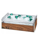 Mid-Century Ice Housing with Clear Pan 12" x 20"