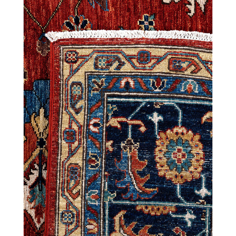 Serapi One-of-a-Kind Rectangle 9'x 11'9" Hand Knotted Area Rug