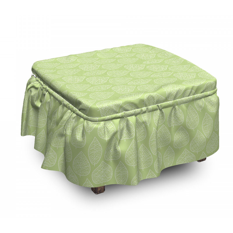 Housse pour repose-pieds leaves