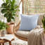 Housse de coussin simple à rayures-131256092
