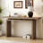 Uniquely Designed Ash Veneer Console Table-401396964
