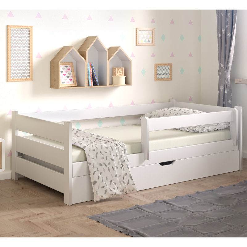 Standard Mate's & Captain's with Storage Included, European Toddler (80 x 180 cm), White