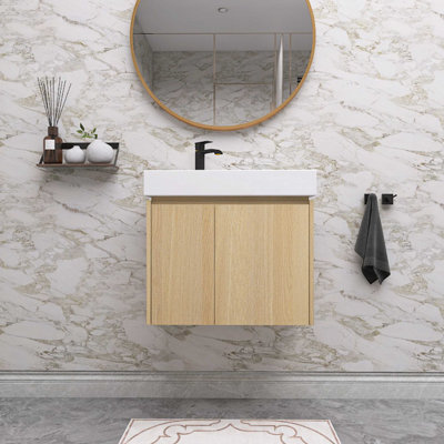 Meuble-lavabo avec plateau Jaiel