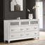 White 7-Drawers Dresser