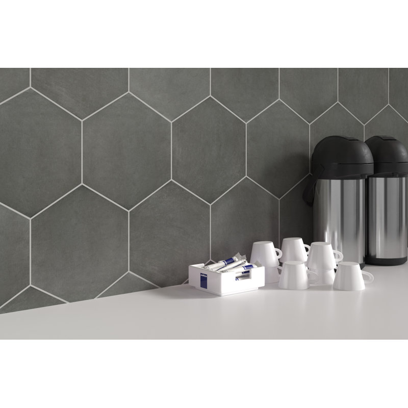 Bauhaus Gray 9 in. x 11 in. Matte Porcelain Floor and Wall Tile (5.54 sq. ft./Case), Gray
