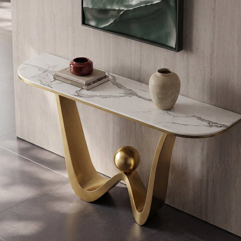 Console Modern Luxury, H 33,5 po x l 39,4 po x P 13,8 po