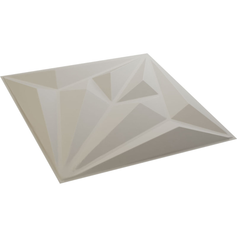 Panneau mural 3D Diamond EnduraWall, Blanc fleur satiné UltraCover