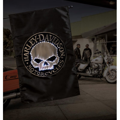 Drapeau vertical à 2 côtés Harley-Davidson®
